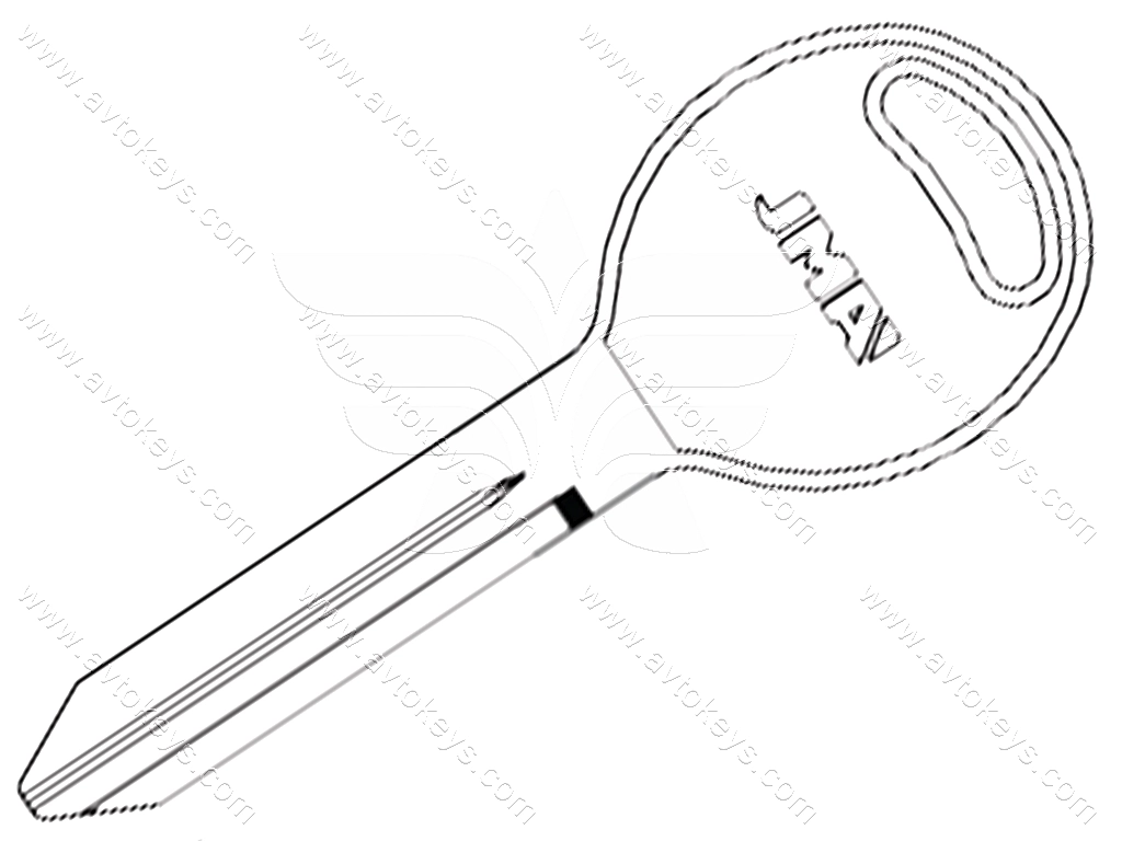 Заготовка ключа CHR-15 JMA