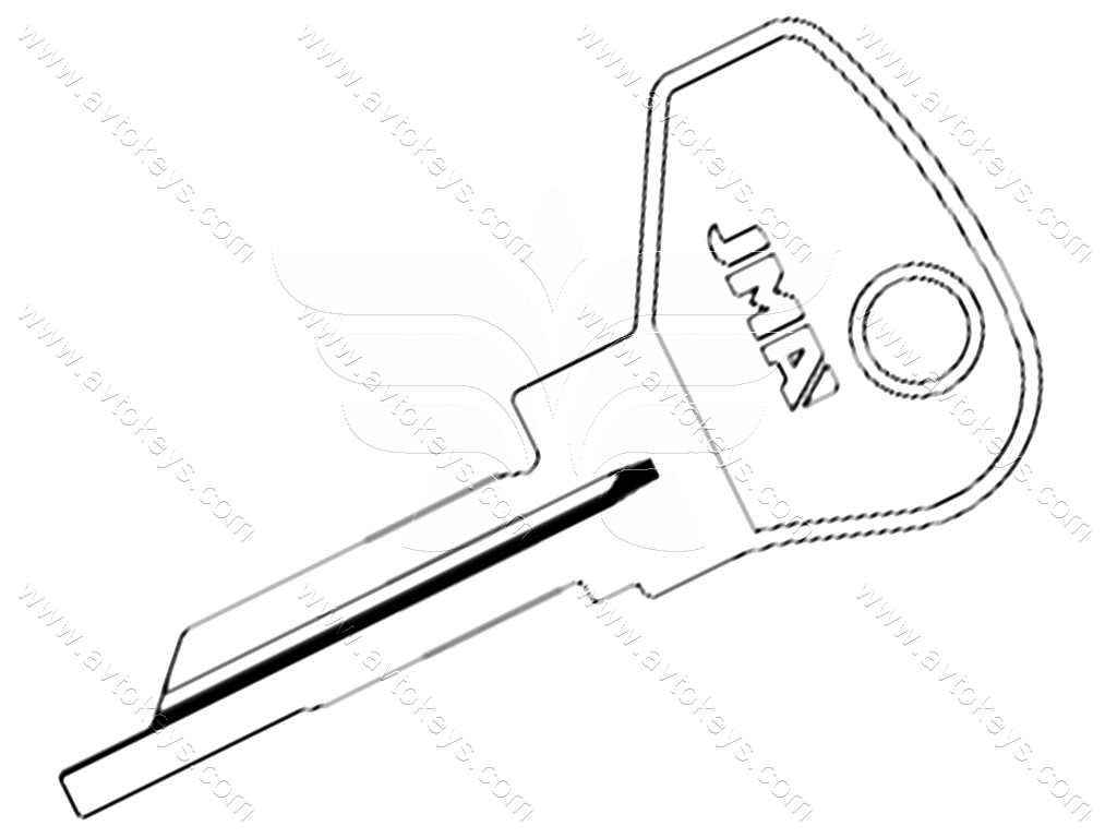 Заготовка ключа CT-3 JMA