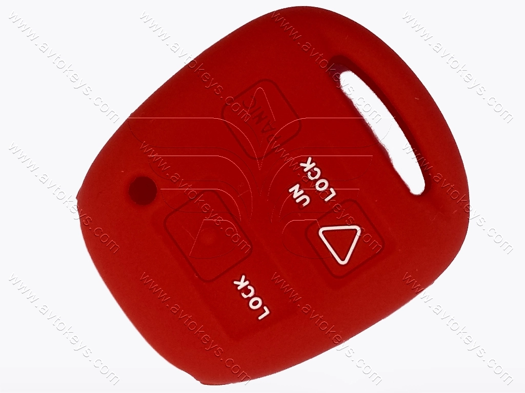 Силіконовий чохол для ключа з кнопками Lexus ES330, LS430, SC300 та інші, 2+1 кнопки, з лого