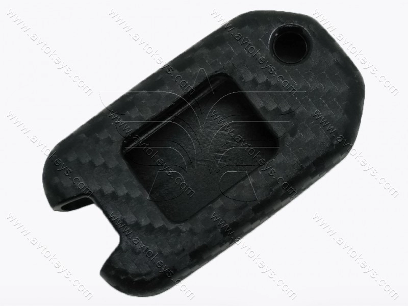 Силіконовий чорний чохол для викидного ключа Honda