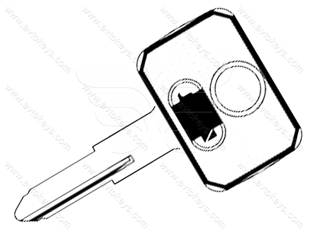 Заготовка ключа DAE-5P JMA