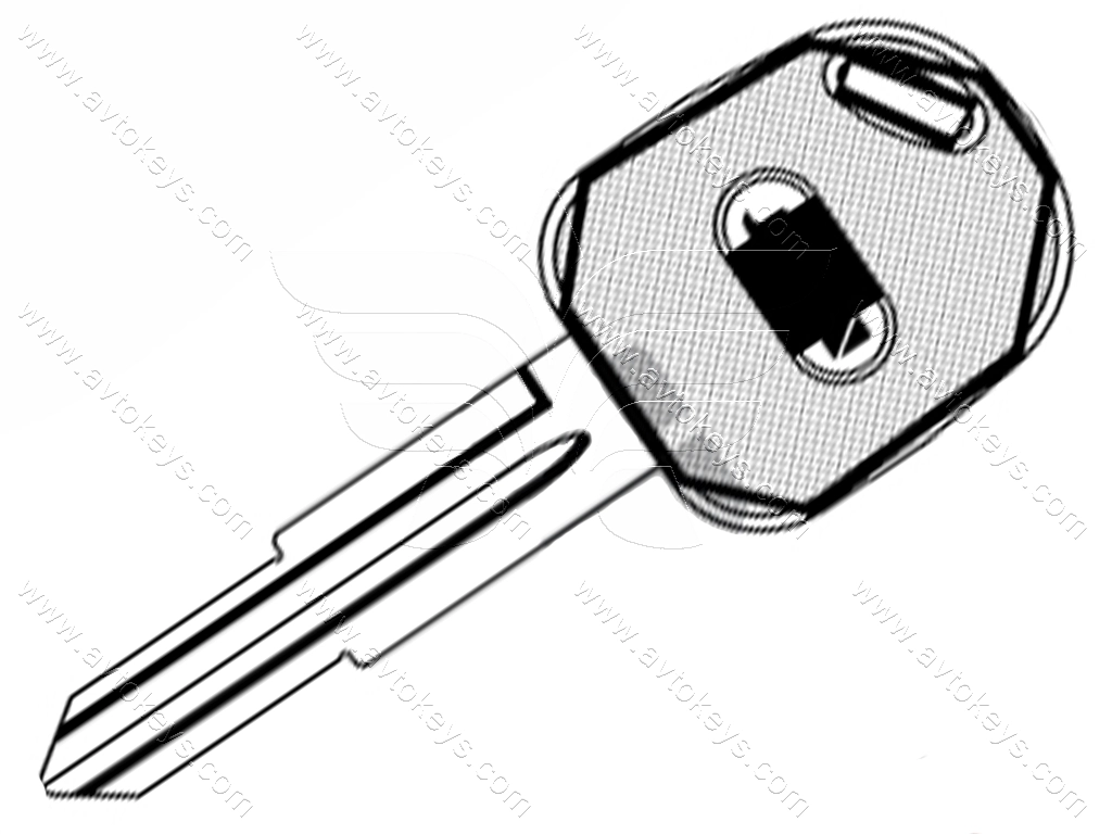 Заготовка ключа DAE-3DP2 JMA