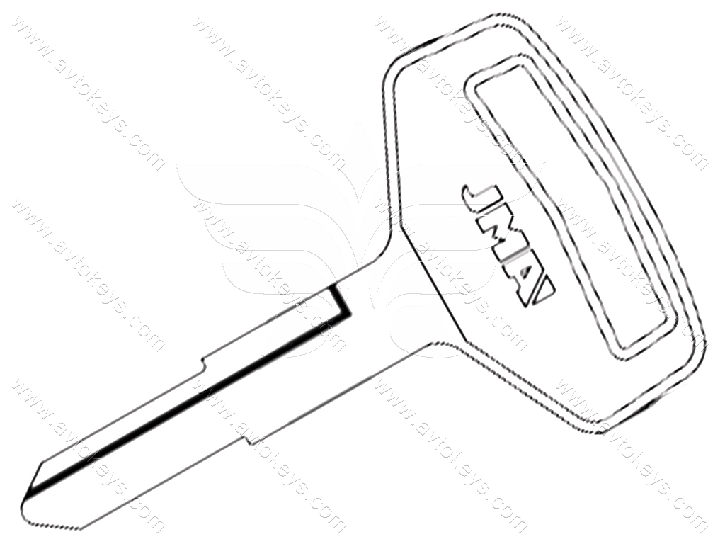 Заготовка ключа DAI-2D JMA