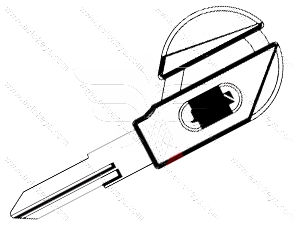 Заготовка ключа DAT-13P JMA