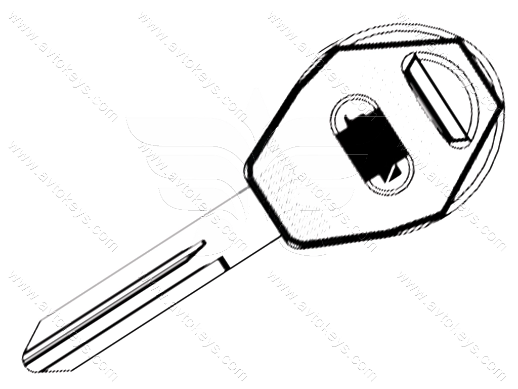 Заготовка ключа DAT-15P JMA