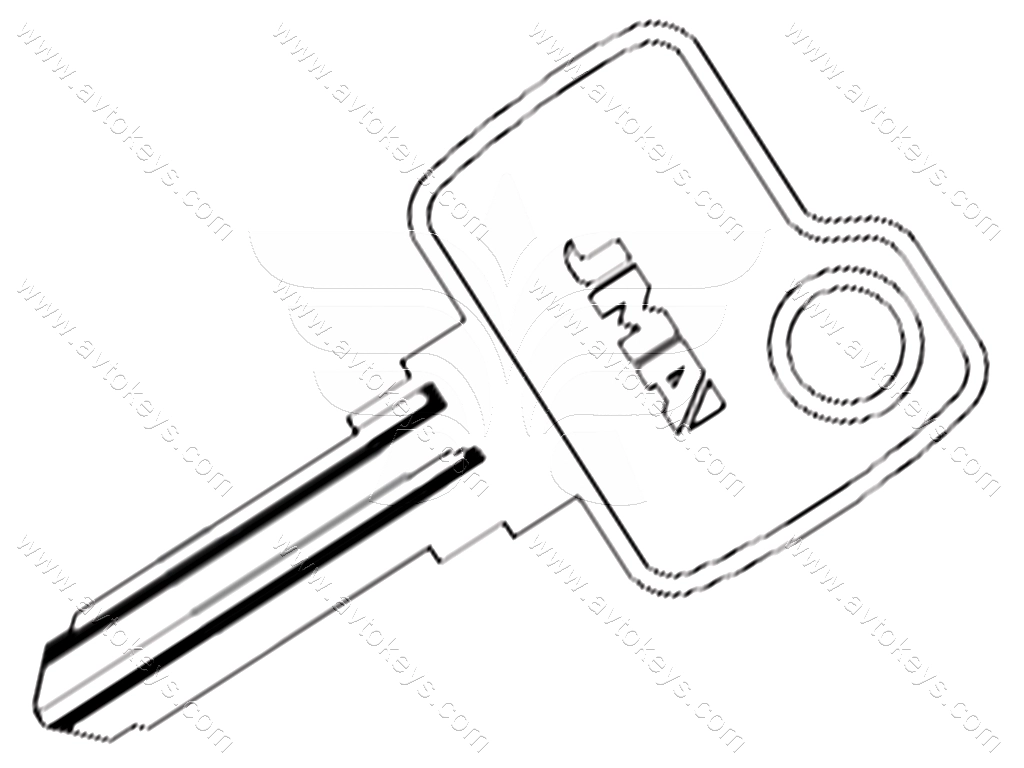 Заготовка ключа FAR-1I JMA