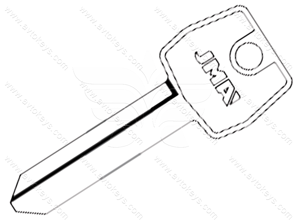 Заготовка ключа FO-2 JMA