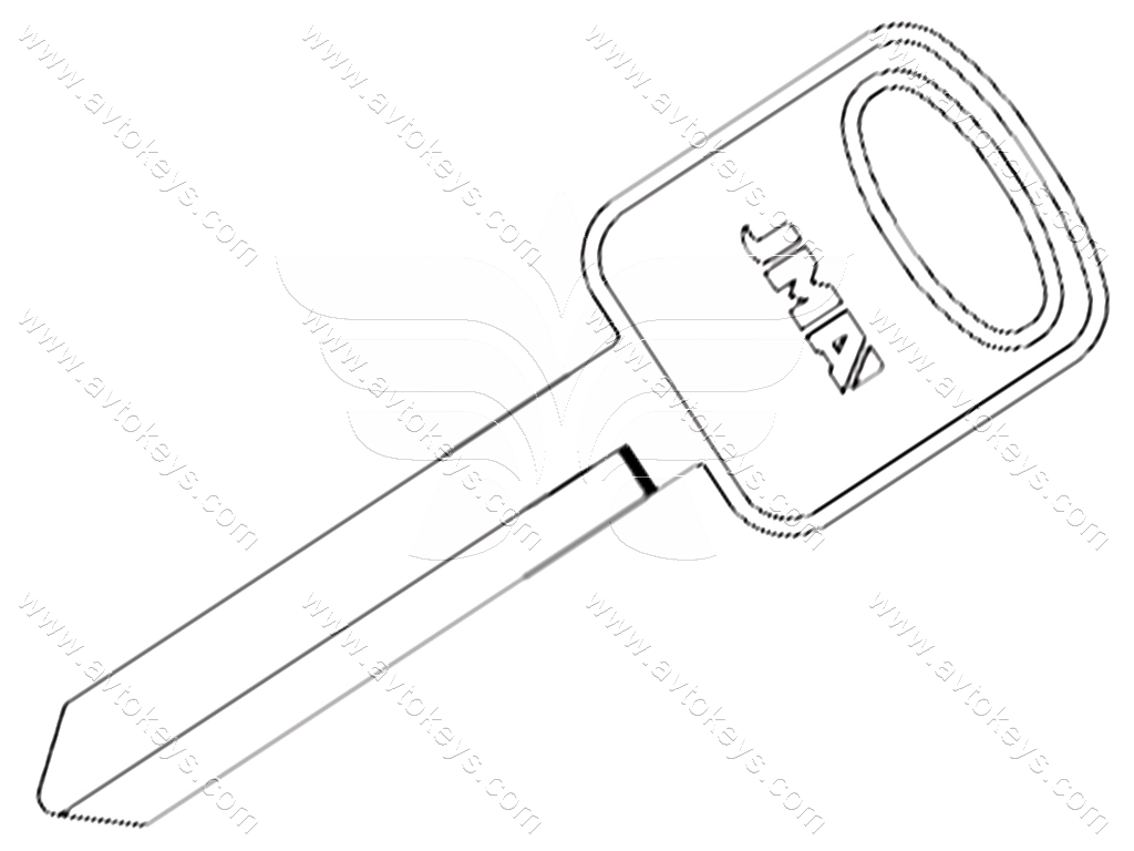 Заготовка ключа FO-8  JMA