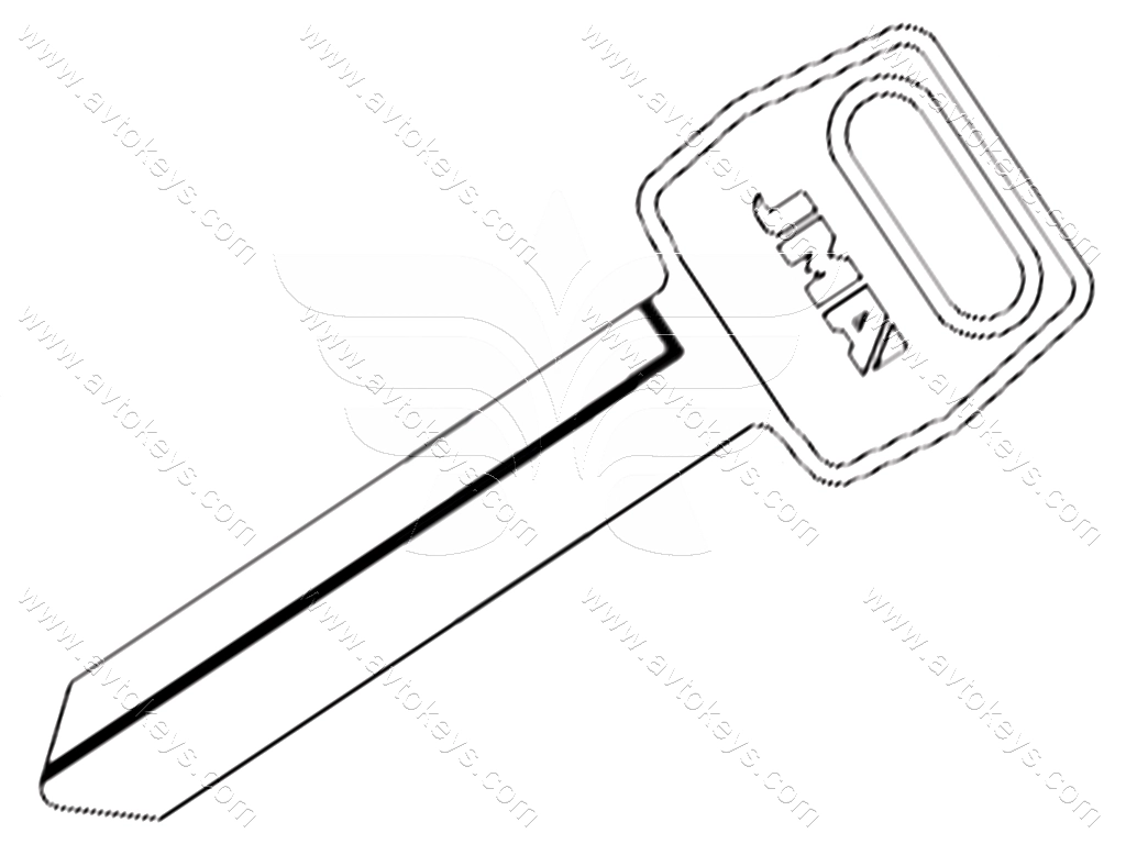 Заготовка ключа FO-11D JMA