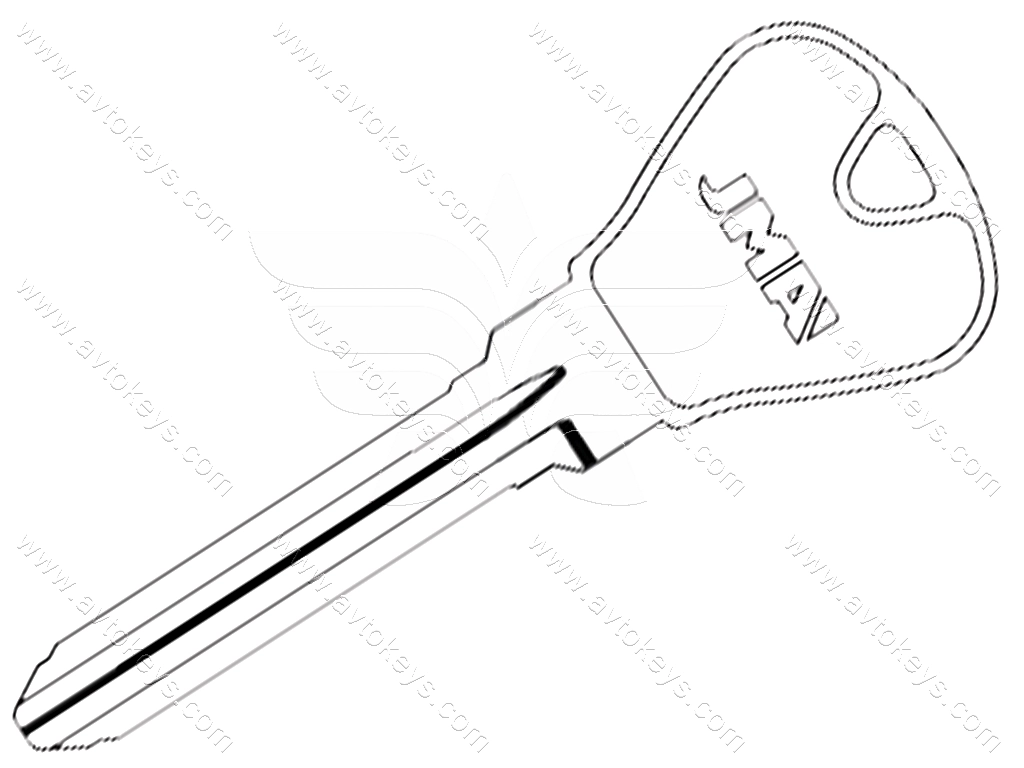 Заготовка ключа FO-12 JMA