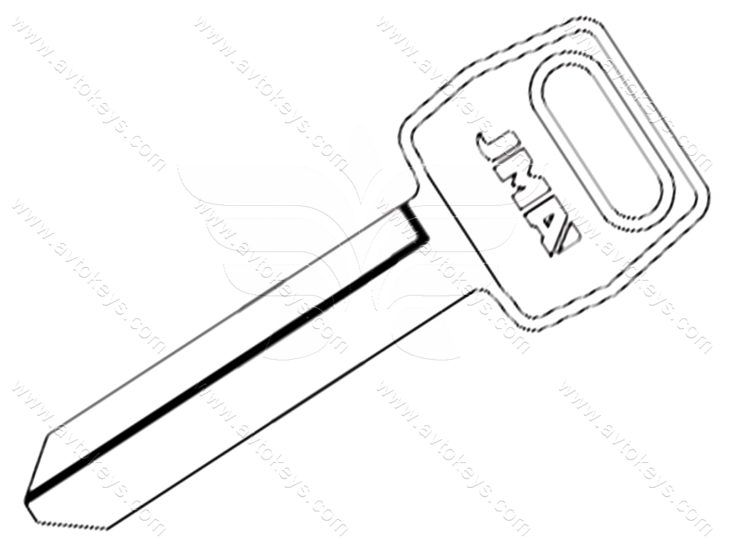 Заготовка ключа FO-20D JMA