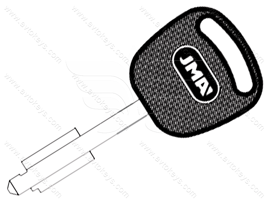 Заготовка ключа FO-22P JMA /YM25LP Errebi
