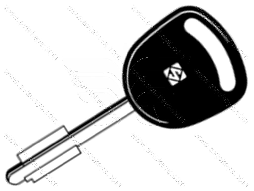 Заготовка ключа FO19P Silca