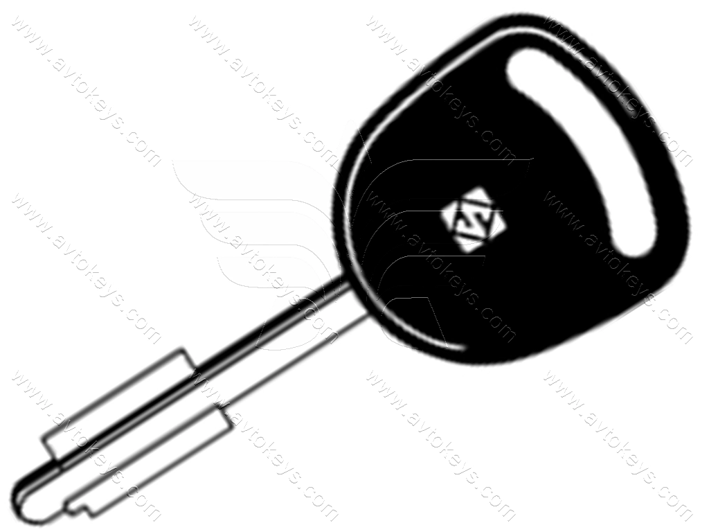 Заготовка ключа FO20P Silca