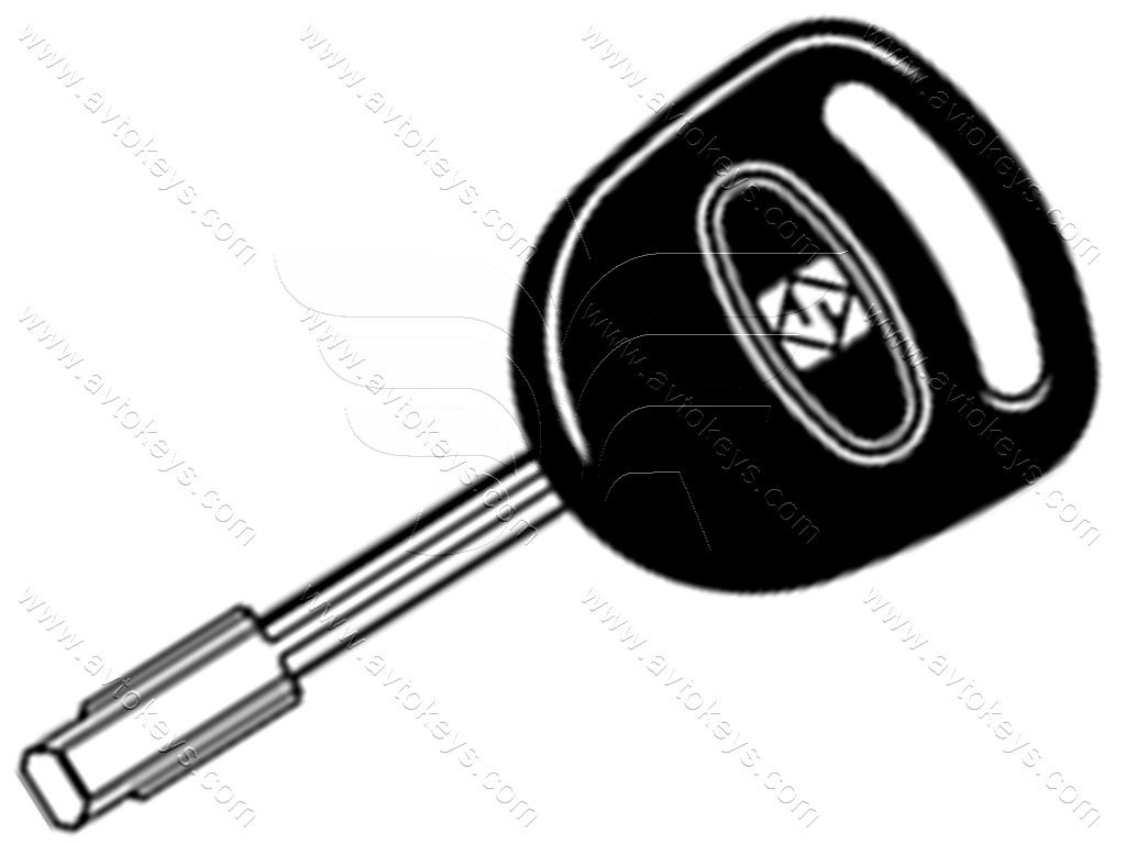 Заготовка ключа FO21P Silca