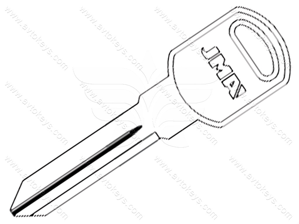 Заготовка ключа GM-25 JMA
