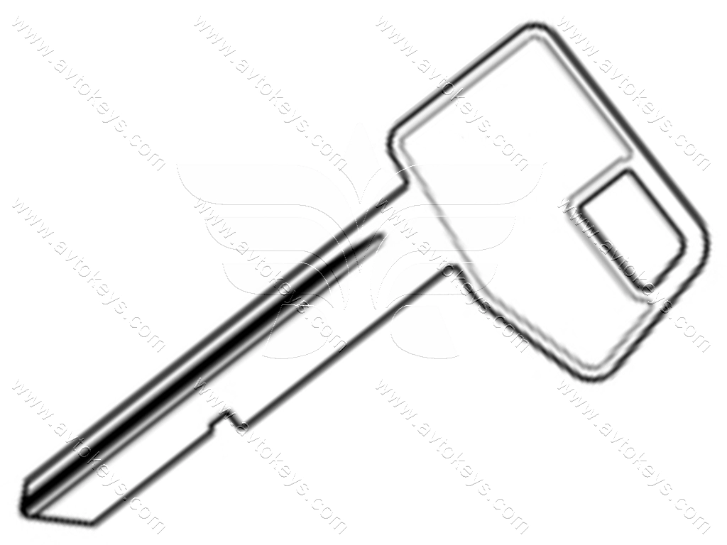 Заготовка ключа GM 9 Errebi