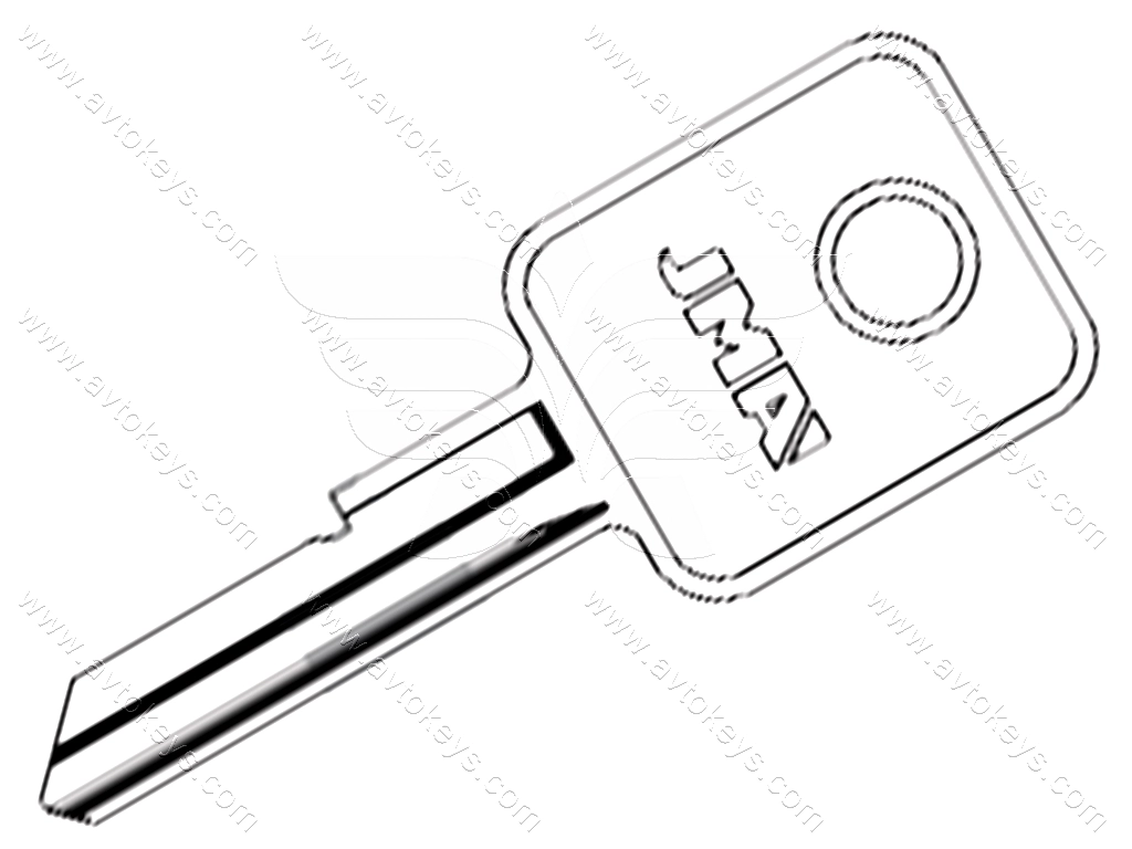 Заготовка ключа GM-A JMA