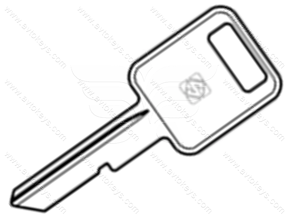 Заготовка ключа GM1OR Silca