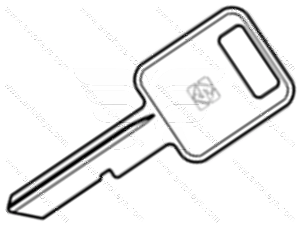 Заготовка ключа GM2OR Silca