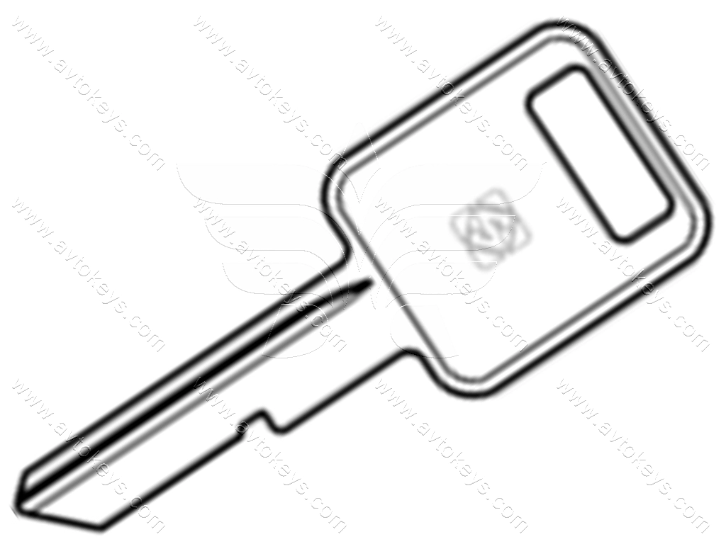 Заготовка ключа GM5OR Silca