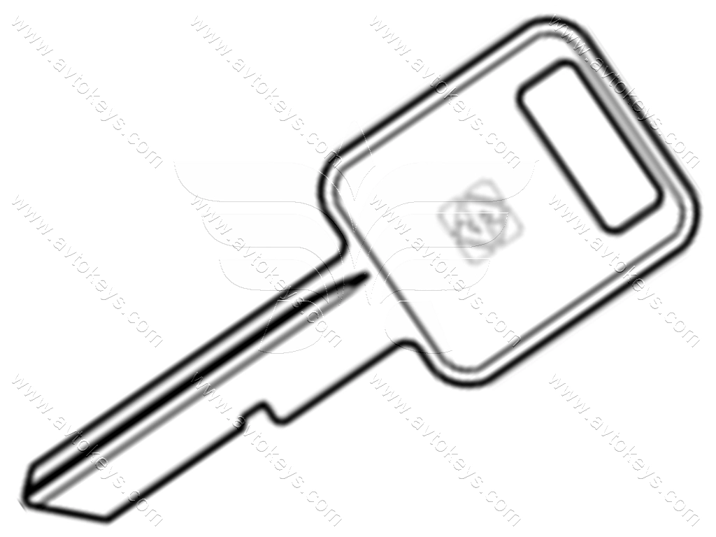 Заготовка ключа GM7OR Silca
