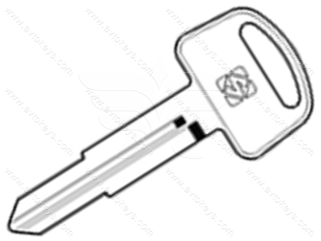 Заготовка ключа Hon-64 China