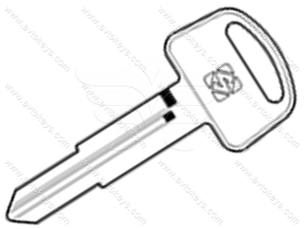 Заготовка ключа Hon-64R China