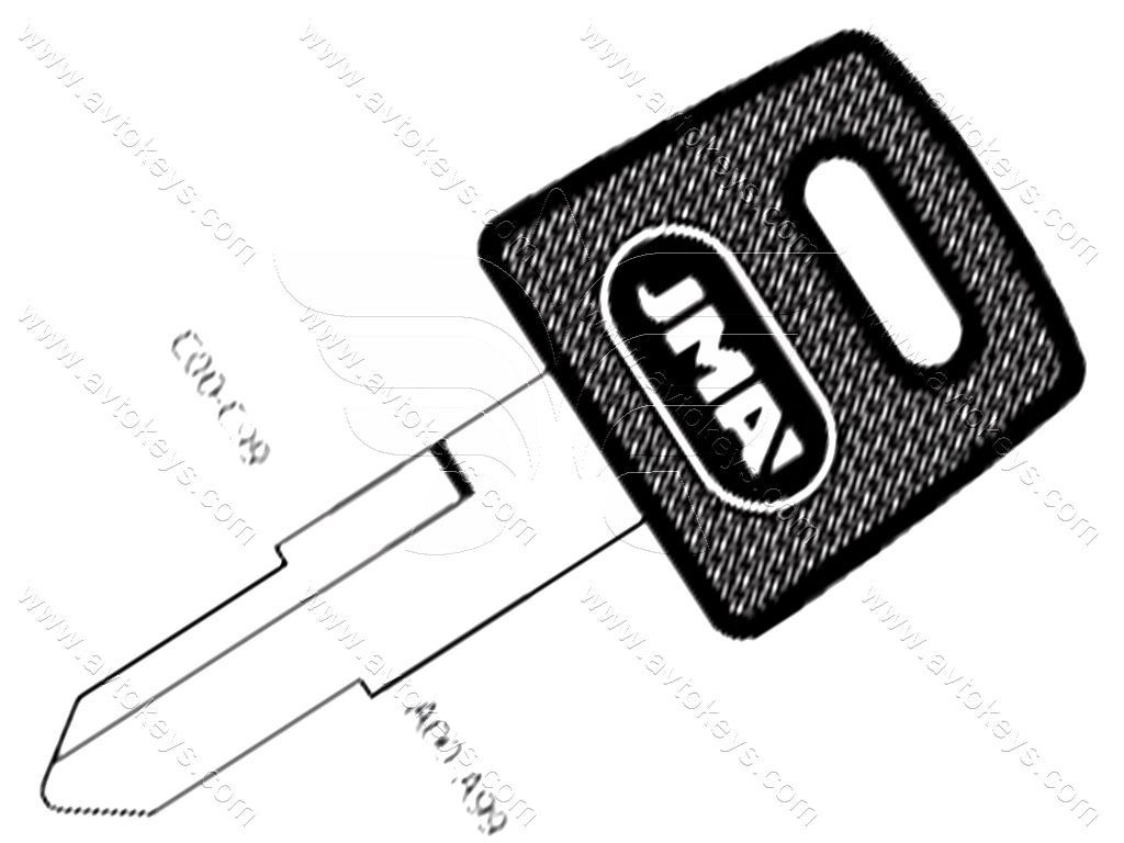 Заготовка ключа HOND-4IP JMA