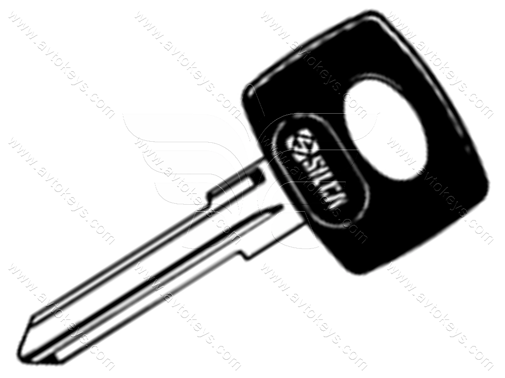Заготовка ключа HU22P Silca