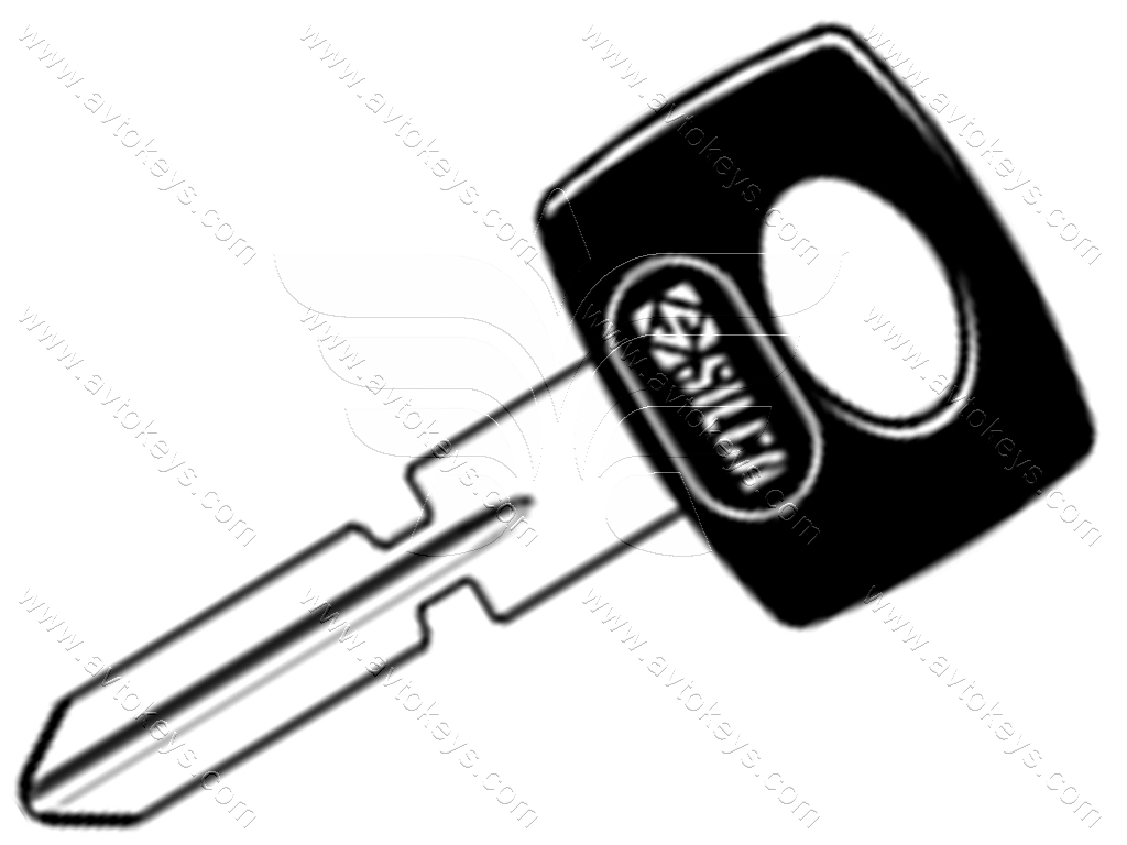 Заготовка ключа HU39P Silca