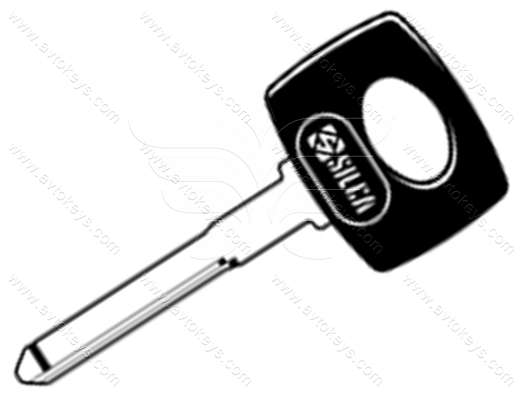 Заготовка ключа HU41P Silca
