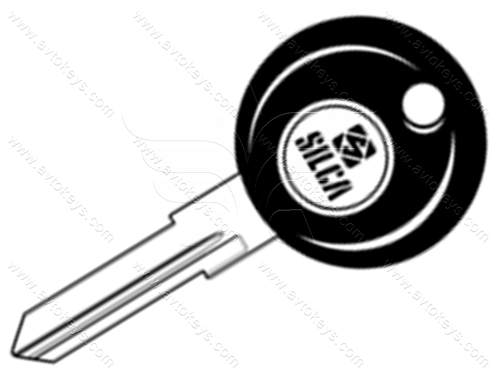 Заготовка ключа HU48P Silca