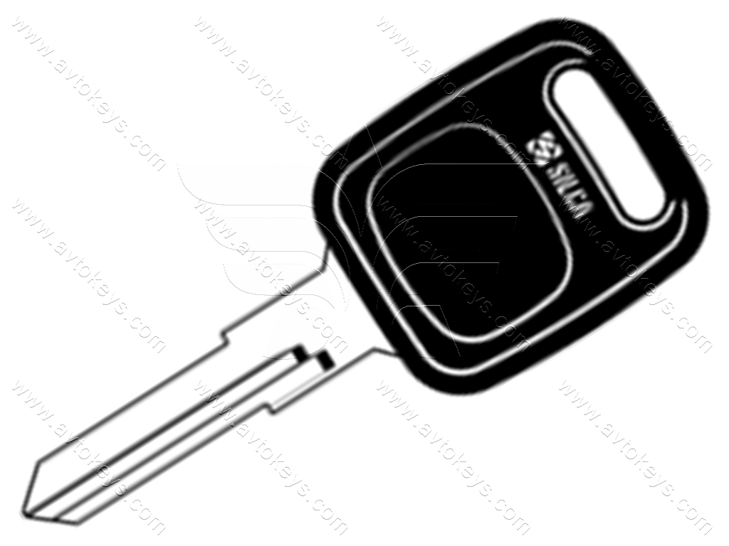 Заготовка ключа HU49BP Silca