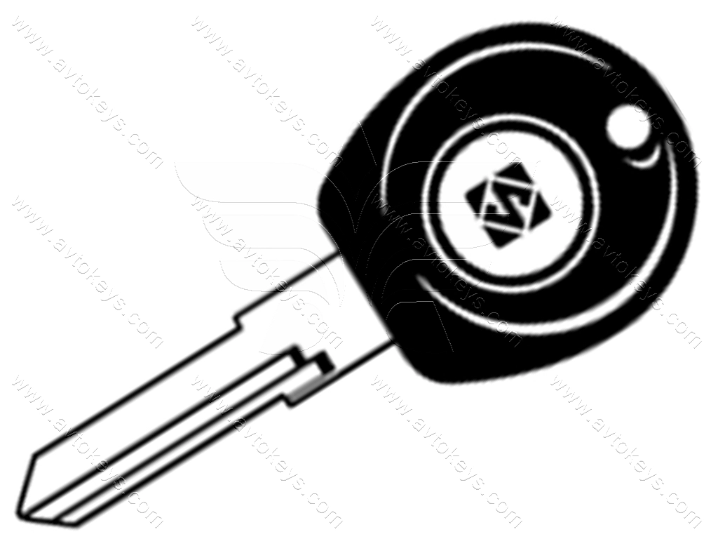 Заготовка ключа HU49CP Silca