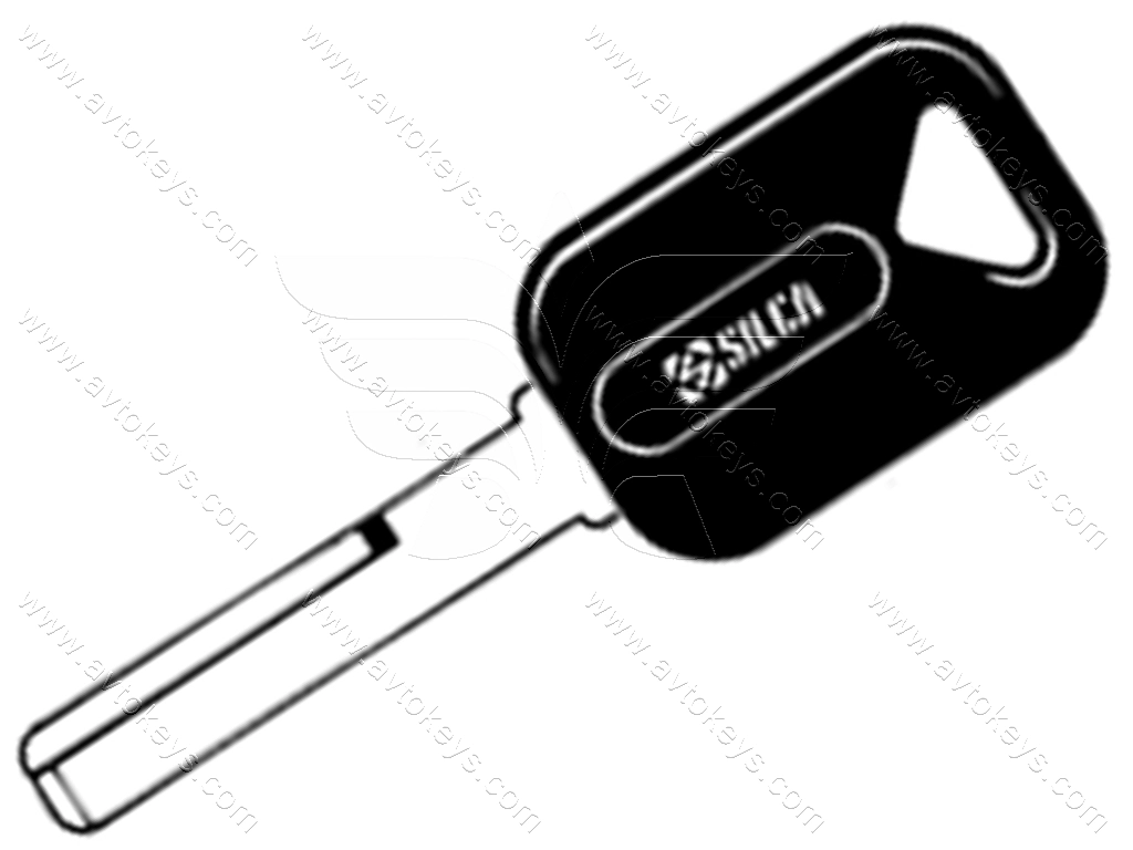 Заготовка ключа HU57RP Silca