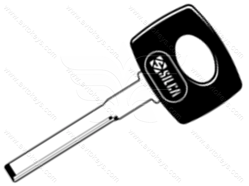 Заготовка ключа HU61P Silca