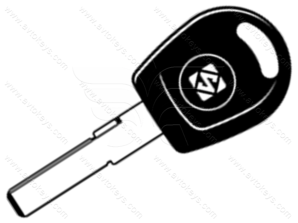 Заготовка ключа HU66P Silca