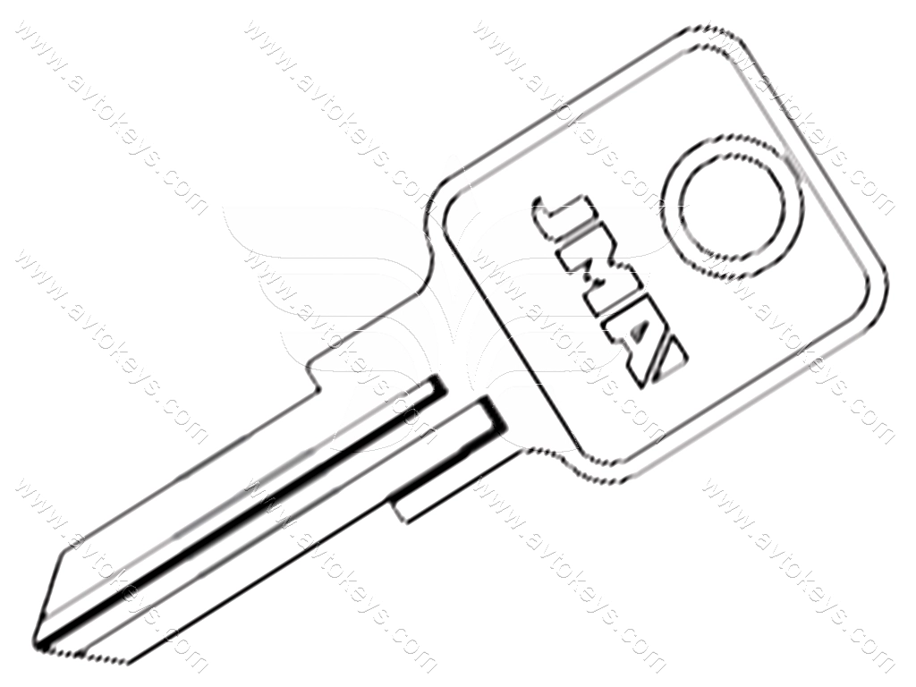 Заготовка ключа HUW-1 JMA