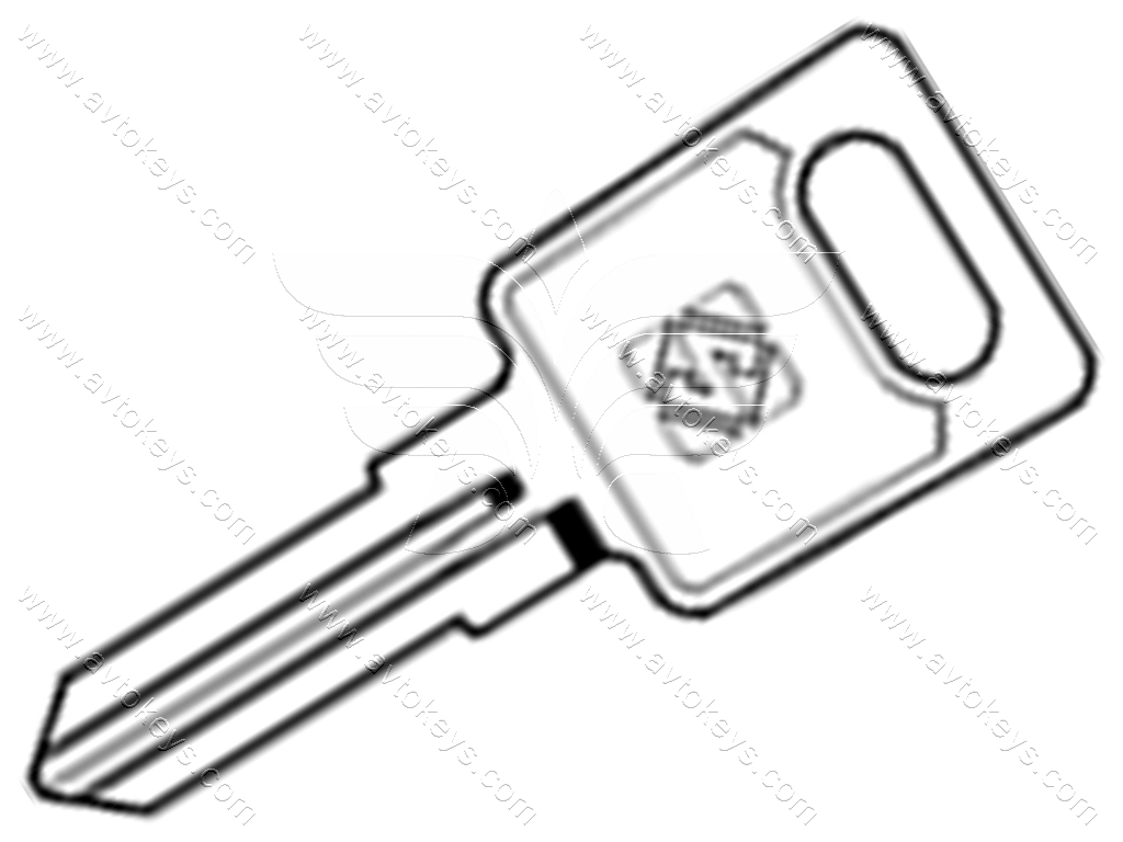 Заготовка ключа HW4 Silca