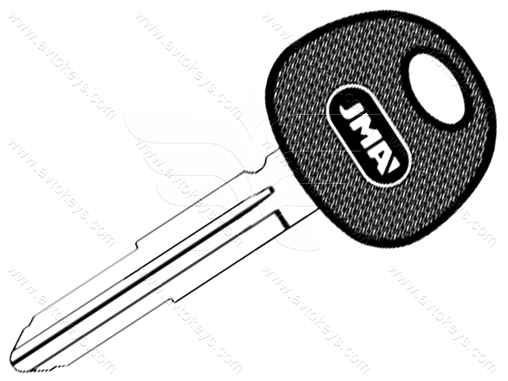 Заготовка ключа HY-4P2 JMA