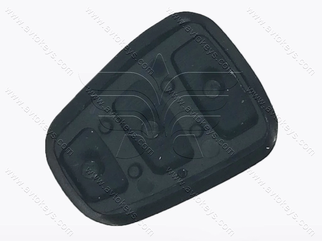 Hyundai, Kia кнопки (гумові) для викидного ключа, 2+1 кнопки, тип 2 — изображение 2