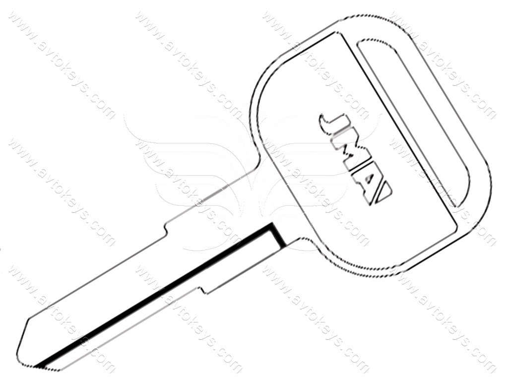 Заготовка ключа ISU-1 JMA