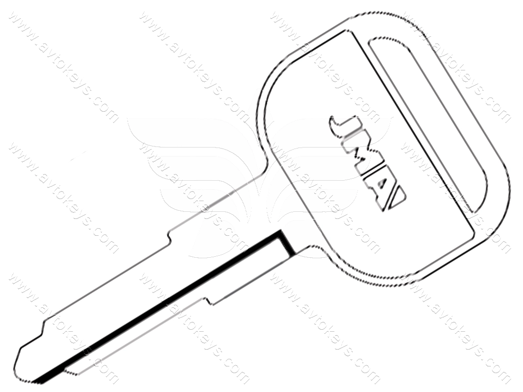 Заготовка ключа ISU-2 JMA