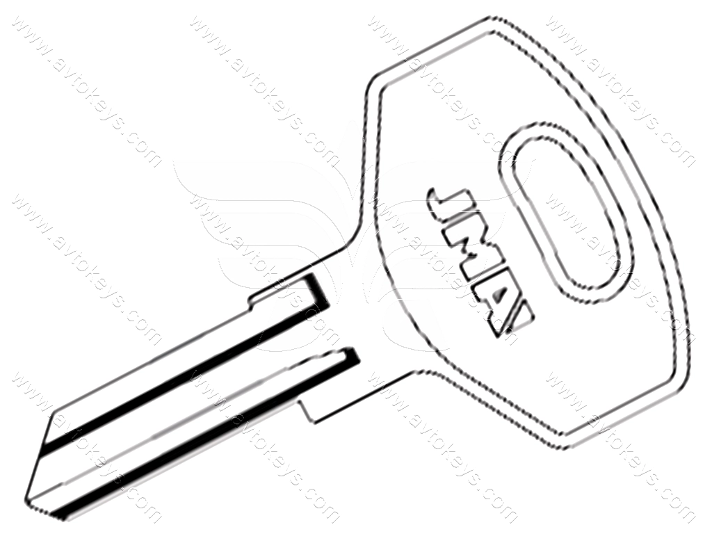 Заготовка ключа KAM-1 JMA