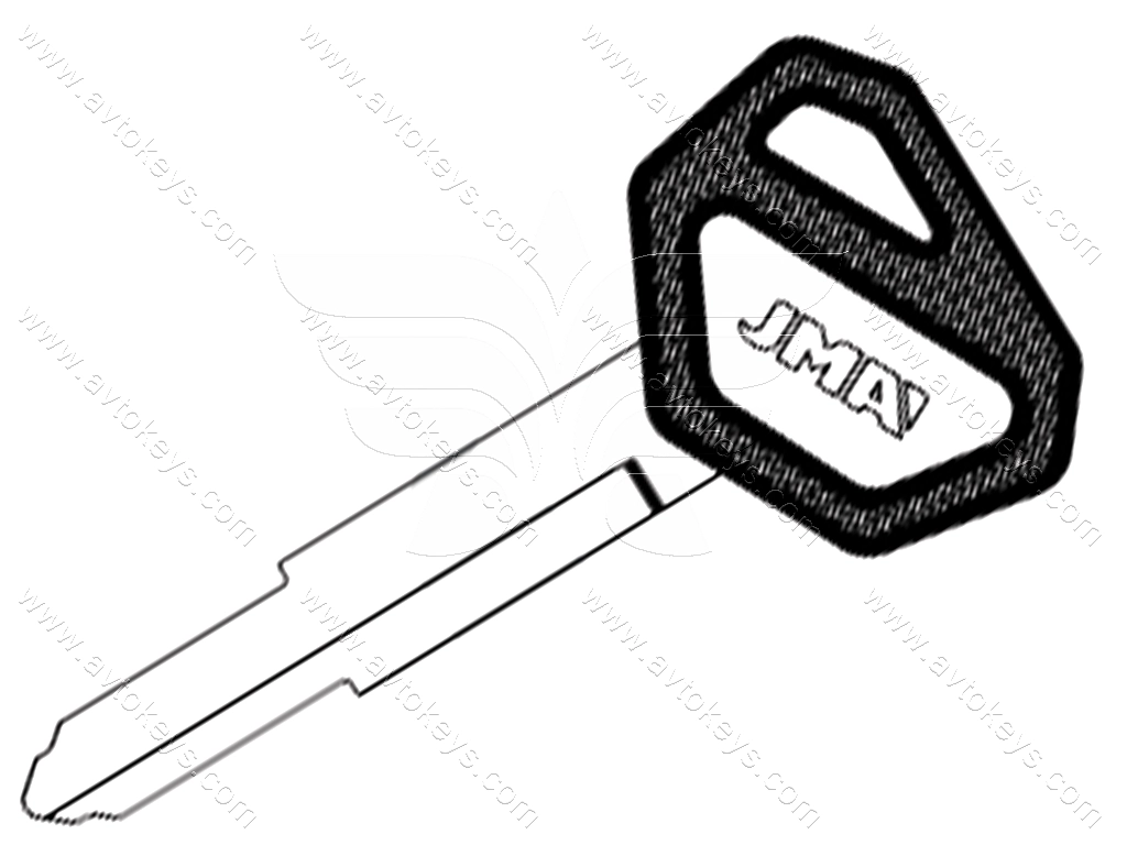 Заготовка ключа KAW-9P JMA