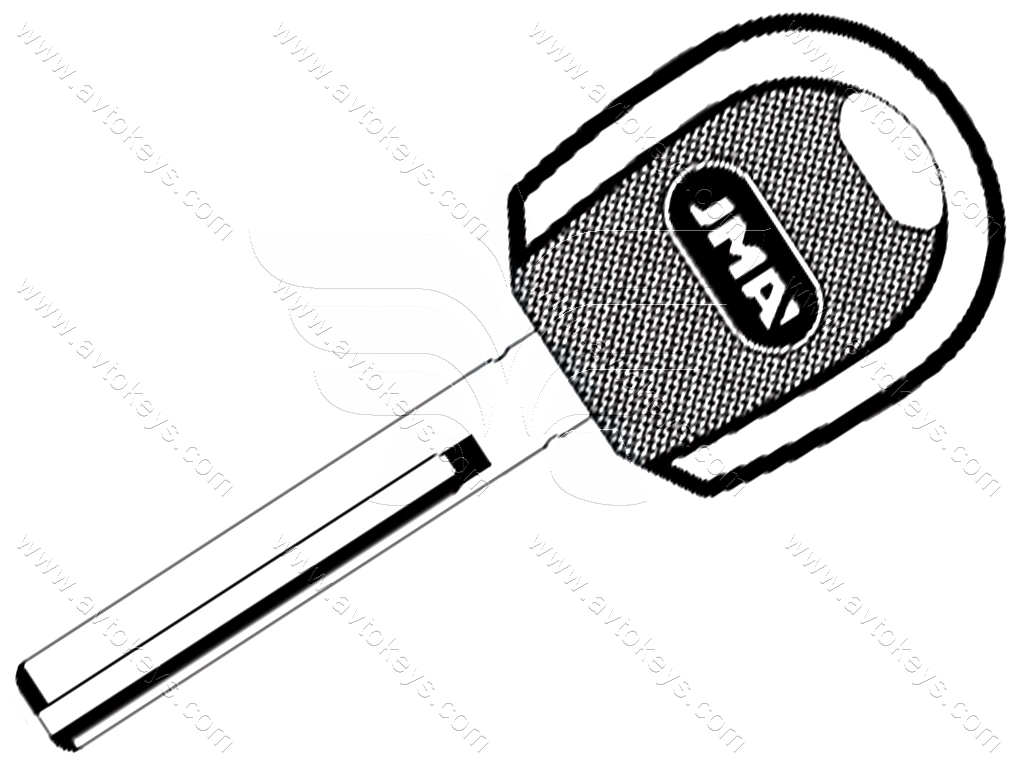 Заготовка ключа KI-12DP JMA