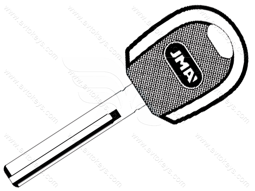 Заготовка ключа KI-12P JMA