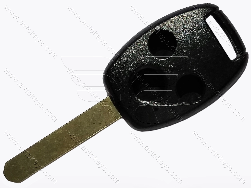 Корпус ключа Honda Accord та інші, 3 кнопки, лезо HON66, без місця під чіп