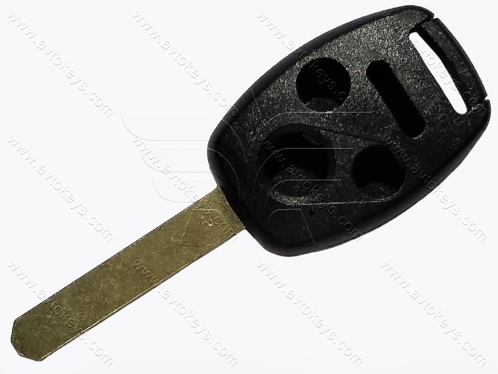 Корпус ключа Honda Accord, Honda Civic та інші, 3+1 кнопки, лезо HON66, без місця під чіп